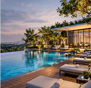 My Home Bangalore infinity pool, artist's impression
